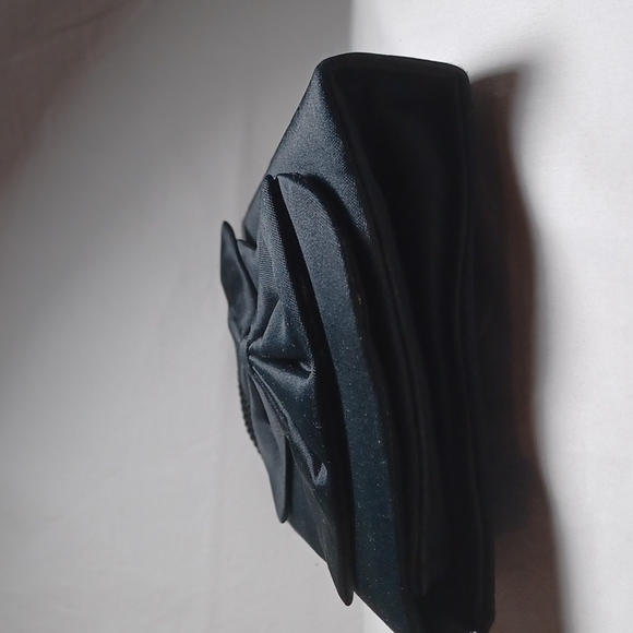 Vintage Satin Black Bow Mini Bag - Picture 12 of 12